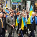 "Marš solidarnosti sa Ukrajinom": Obeleženo dve godine od početka ruske invazije (foto, video)