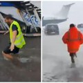 Potpuni haos u popularnom letovalištu: Aerodrom poplavljen, sa plafona lije vodopad! Na pisti voda stigla do kolena (video)