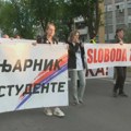 Građani i studenti protestovali ispred Centralnog zatvora u znak podrške Mariji Vasić