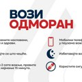 Vozi odmoran-najvažnije pravilo za bezbedno putovanje