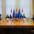 Vučić dočekao premijere Holandije i Luksemburga u Palati Srbija