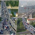 Gazela mili, na Autokomandi krkljanac! Duge kolone na Brankovom za Novi Beograd, gužve svud, ali sve se kreće (foto)
