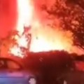 Zastašujuća scena u Novom Sadu Izbio jeziv požar! (video)
