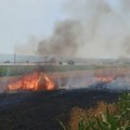 Požar u ataru sela Mrštane, zapalilo se nisko rastinje i zasadi pšenice