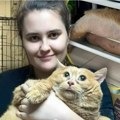 Debeli mačak pokušao da pobegne sa klinike za mršavljenje: 17 kilograma sala sprečilo ga je u nameri (video)