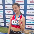 Atletičarka Nina Mitić osvojila srebro na Prvenstvu Srbije za starije pionirke