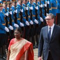Svečani doček za predsednicu Indije i sastanak sa predsednikom Vučićem