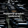 Mapa: Gradovi sa najsporijim saobraćajem