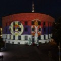 (Foto): "Poruka naše zajedničke budućnosti" Palata Republike i nsrs u bojama srpske trobojke