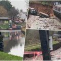 Haos u Engleskoj Obrušio se ceo plovni kanal, ljudima prete klizišta i poplave! 50 vatrogasaca na terenu, meštani opisali…