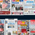 Naslovne strane sutrašnjih novina: Prelistavanje štampe za nedelju, 1. mart 2026. godine