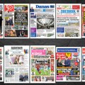 Naslovne strane današnjih novina: Prelistavanje štampe za utorak, 14. jul 2026. godine
