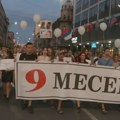 Nišlije u tišini u koloni, u rukama nose imena nastradalih: "9 meseci 0 odgovornih"