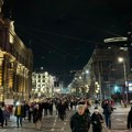 Blokiran centar grada "Studenti" u Kneza Miloša dobili pojačanje od opozicionih političara (foto/video)