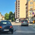 Saobraćajna nezgoda na uglu Zmaj Jovine i Gušićeve u Kragujevcu