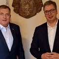 Vučić sa Dodikom: Jedinstvo srpskog naroda biće snažno potvrđeno na Saboru 8. juna
