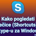 Kako pogledati prečice (Shortcuts) u Skype-u za Windows