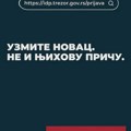 Studenti u blokadi pozvali građane da uzmu novac koji daje država i da ne nasedaju na propagandu