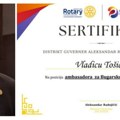 Vladica Tošić imenovan za Rotari ambasadora za Bugarsku. Tošić: Veliko priznanje za RC Pirot, nadam se da ćemo dodatno…