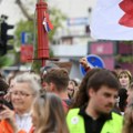 Od Obrenovca do Karađorđevih hrastova: Studenti i srednjoškolci nastavljaju "Marš na Drinu"