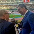 Vučić na ceremoniji otvaranja Svetskog prvenstva u atletici Predsednik se sastao sa knezom Albertom II od Monaka (foto)