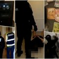 "Ovnom" razbijali vrata, vračarci pohapšeni u donjem vešu! Pogledajte snimak spektakularne akcije policije (Video)