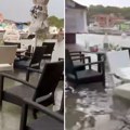 More progutalo rivu: Hvar ponovo pod vodom, turisti u neverici gledali šta se dešava