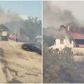 Dramatični snimci blizu Vranja: Vatra se širi u selu Mečkovac, zahvatila i kuće