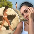 Naša zgodna glumica preskače stene na moru: Beli bikini joj stoji perfektno, a niko ne može da veruje kako izgleda bez trunke…
