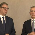 Vučić posle sastanka sa Stoltenbergom u Briselu: Zabrinuti smo zbog situacije na severu Kosova