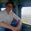 Prolitijumska turneja Vučića: Helikopterom u Medveđicu na proju i sir