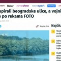 Opozicioni mediji predstavljaju Vojsku Srbije kao okupatora