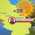 Danas sunčanije: Temperatura do 20 stepeni