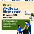 Velika volonterska akcija čišćenja obale jezera Gruža 18. avgusta