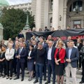 Zajednički nastup opozicije "Srbija protiv nasilja": Marinika Tepić i Miroslav Aleksić nosioci republičke liste