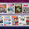 Naslovne strane sutrašnjih novina: Prelistavanje štampe za petak, 12. septembar 2025. godine