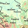 Pogledajte mapu! Ovo je tačna lokacija jakog zemljotresa na jugu Srbije