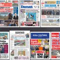 Naslovne strane sutrašnjih novina: Prelistavanje štampe za subotu, 10. maj 2025. godine