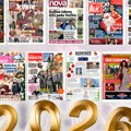 Naslovne strane prazničnih trobroja: Prelistavanje štampe za 31. decembar, 1. i 2. januar