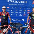 Leskovački triatlonci zablistali na državnom prvenstvu na Zlatiboru