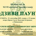 Odzivi Paunu u subotu u Ribaševini