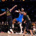 Topić s klupe gledao „metlu“: Oklahoma počistila Lejkerse za finale Zapada