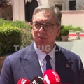 "Makron nahvalio našu zemlju" Vučić u Tivtu: Svi primećuju ekonomski napredak (foto, video)