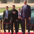 Svečani doček za Zelenskog na ispred Palate Srbija, sledi sastanak sa Vučićem