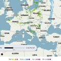 (Mape) neverovatne temperature širom Evrope! Pola kontinenta zaleđeno, a u ovim delovima 25 stepeni usred januara! (foto)