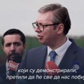 Vučić uputio poruku građanima "Oni koji su demonstrirali i pretili da će sve da nas pobiju..." (VIDEO)
