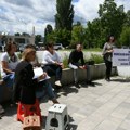 Kosovska Mitrovica: Novinari "Jedinstva" protestvovali zbog iseljavanja iz radnih prostorija