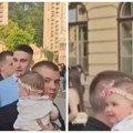 Mladi Užičanin na matursko veče umesto devojke došao sa bebom i svima otopio srca (VIDEO)
