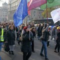 Studenti beogradskog Filozofskog fakulteta obeležili godinu dana blokade šetnjom gradskim ulicama
