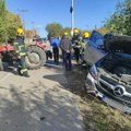 Sudar džipa i traktora u centru Stare Božurne kod Žitorađe, ima povređenih
